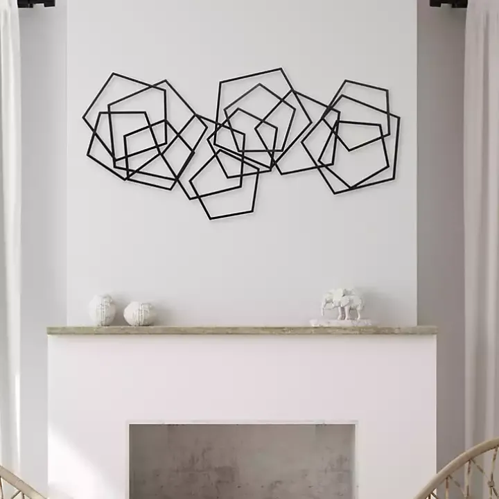 Black Astraga Pentagon Plaque