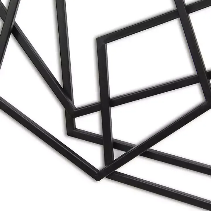 Black Astraga Pentagon Plaque
