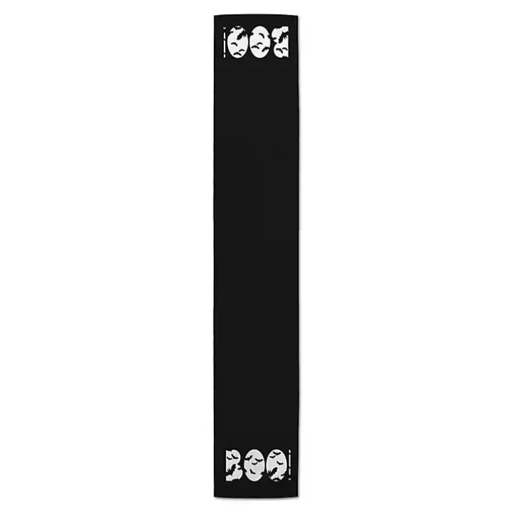Black Boo Bats Table Runner, 72 in.