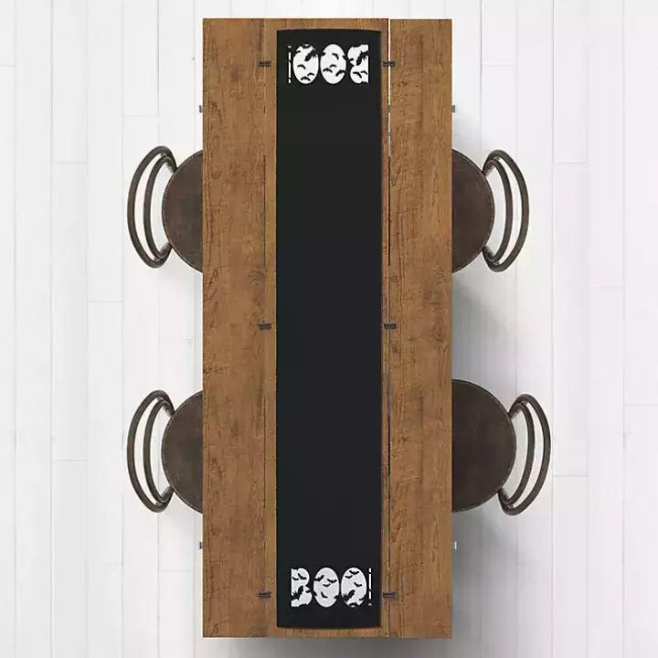 Black Boo Bats Table Runner, 90 in.