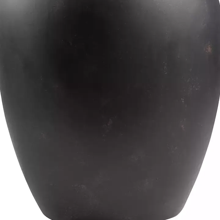 Black Ceramic Round Table Lamp