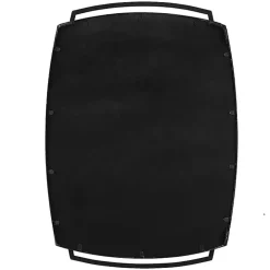 Black Curved Overlapping Wall Mirror