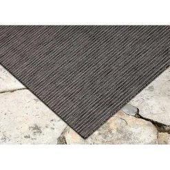 Black Intertwine Indoor/Outdoor Runner