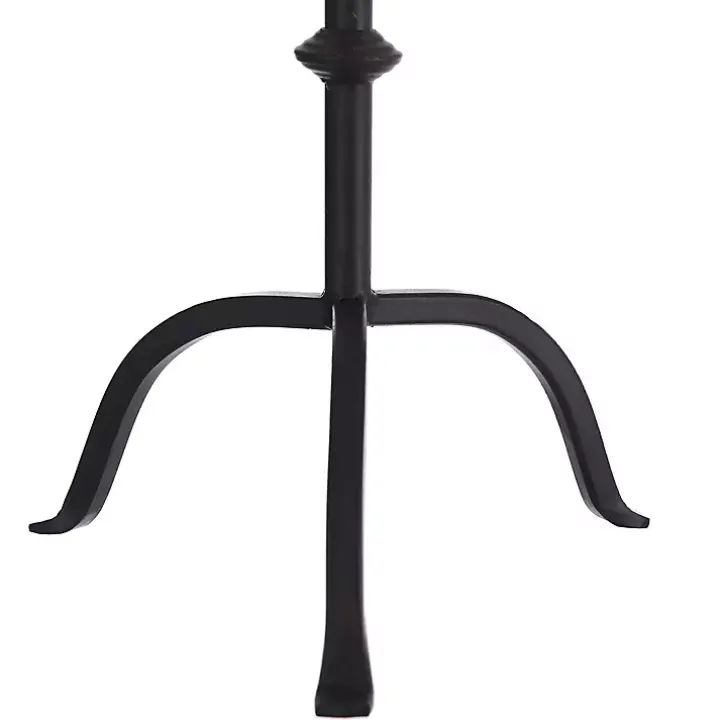Black Iron Candle Holder