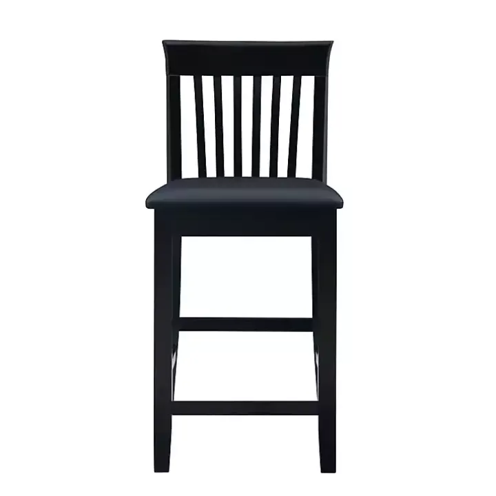 Black Jayden Craftsman Counter Stool