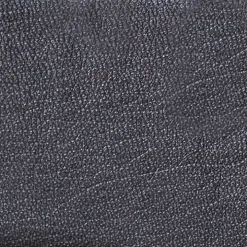 Black Leather and Wood Accent Chair