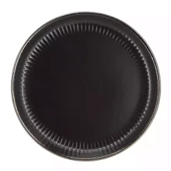 Black Leo Stoneware 16-pc. Dinnerware Set