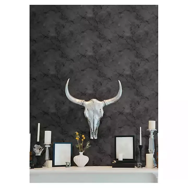 Black Marble Peel & Stick Wallpaper