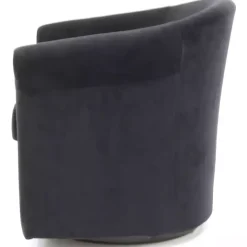 Black Marley Swivel Accent Chair