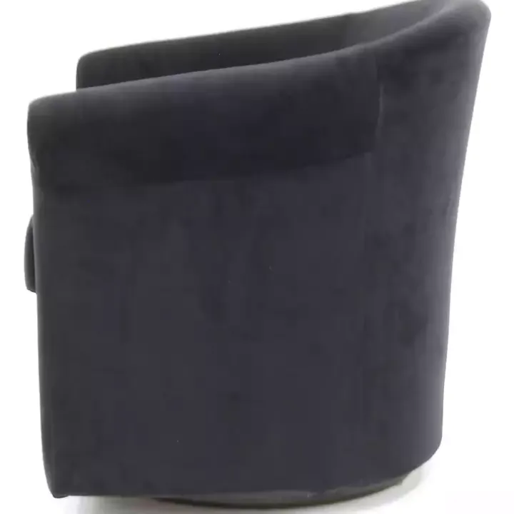 Black Marley Swivel Accent Chair
