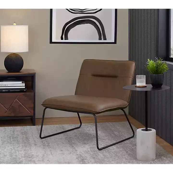 Black Metal & Concrete Janis Cocktail Table