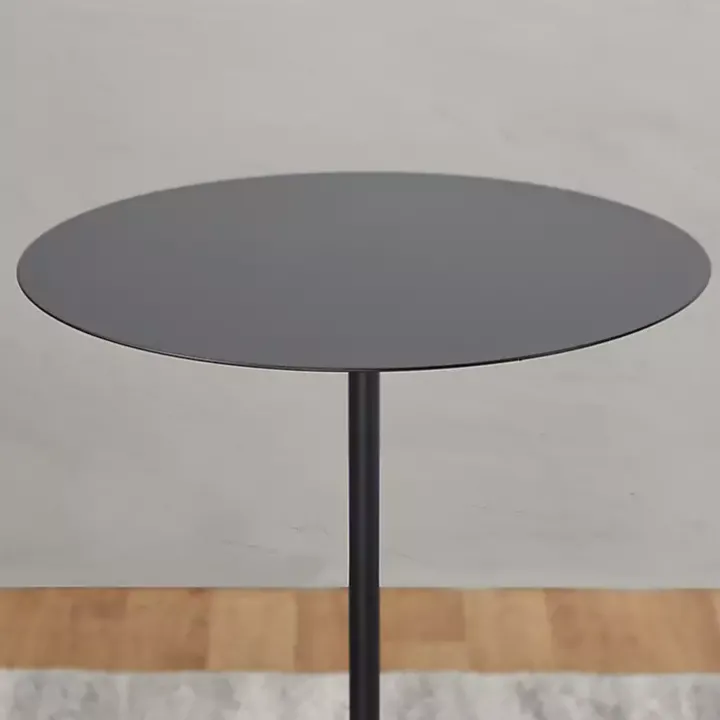 Black Metal & Concrete Janis Cocktail Table