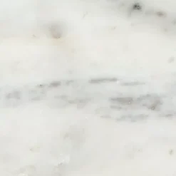 Black Metal & Marble Loop Accent Table