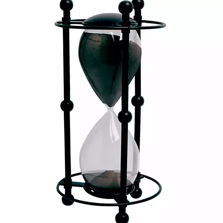 Black Metal and Sand Cage Hourglass