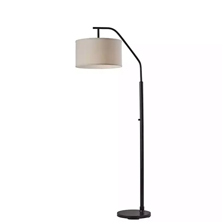 Black Metal Arch Floor Lamp
