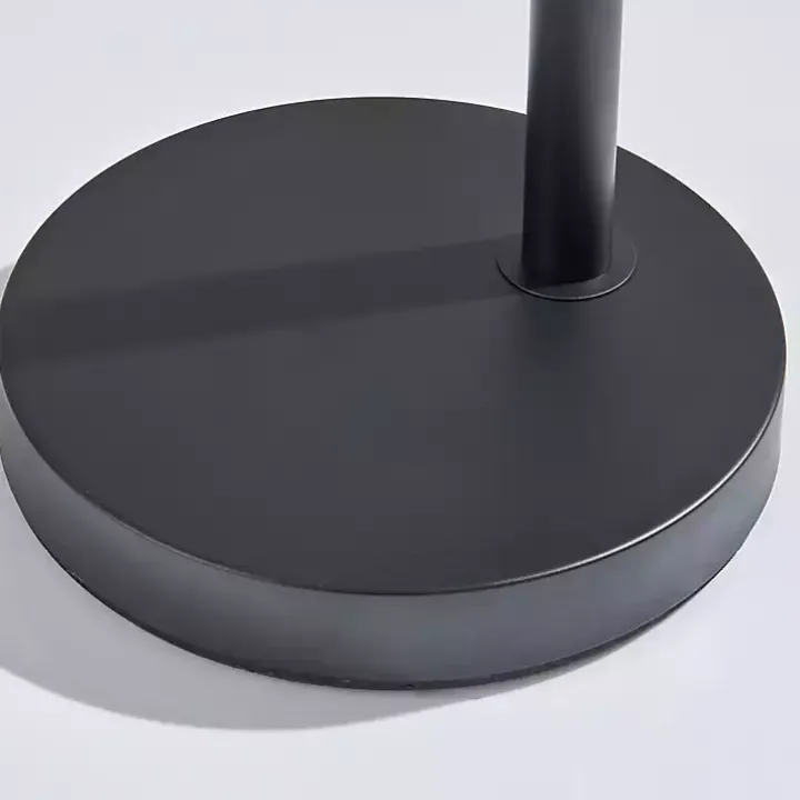 Black Metal Arched Floor Lamp