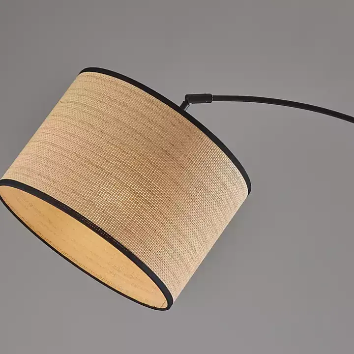 Black Metal Arched Floor Lamp