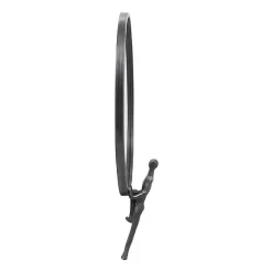 Black Metal Figure Wall Mirror