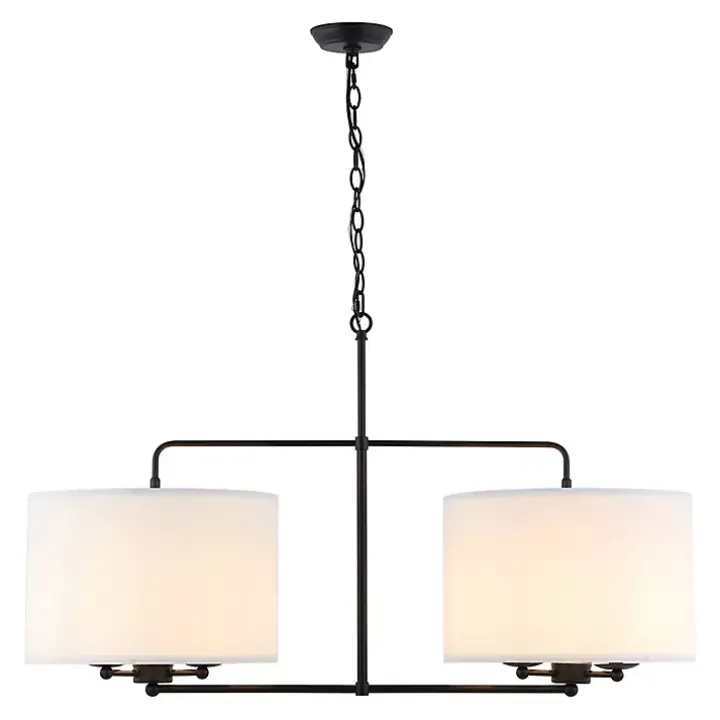 Black Modern Cluster Chandelier