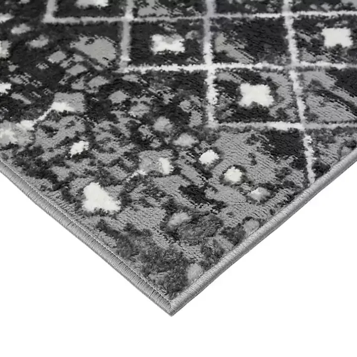 Black Moroccan Area Rug, 8x10