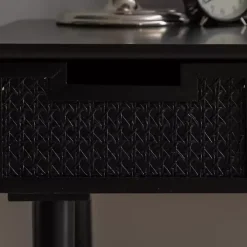 Black Rattan Ryker Desk