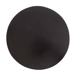 Black Round Wood Devon Accent Table