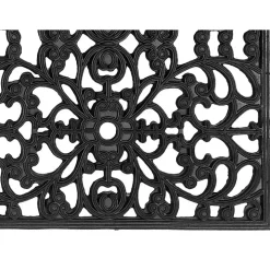 Black Sienna Rubber Doormat, 48x22 in.