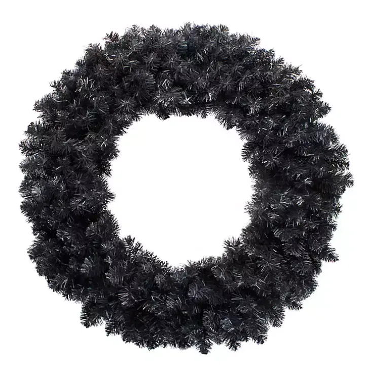 Black Spruce Halloween Wreath