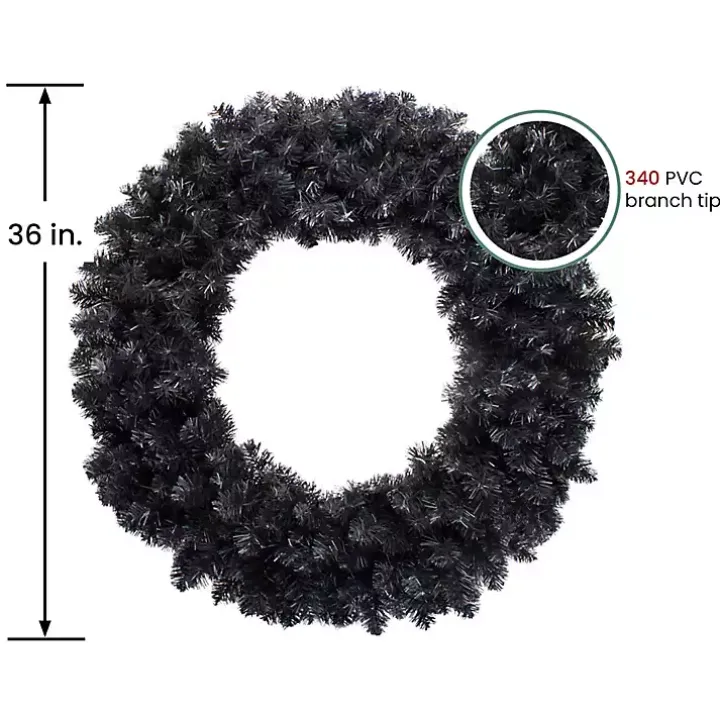 Black Spruce Halloween Wreath
