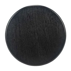 Black Tegan Round Accent Table