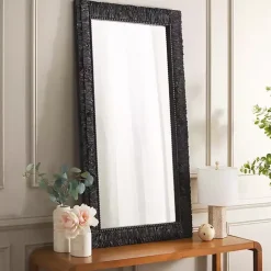 Black Textured Zoelle Wall Mirror