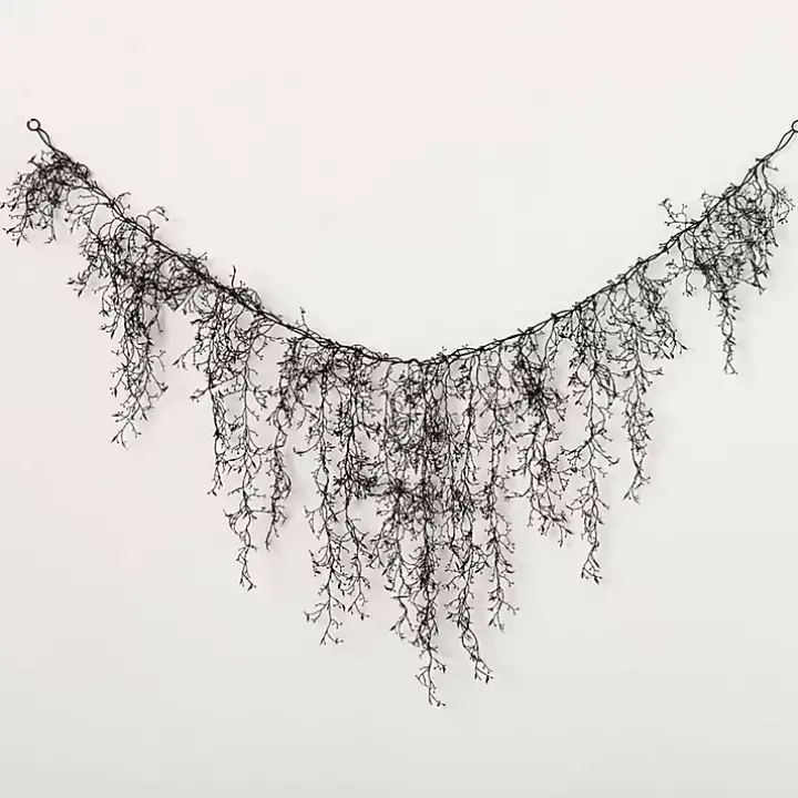 Black Twig Banner Garland