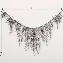 Black Twig Banner Garland