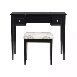 Black Virginia Butterfly 2-pc. Vanity Set