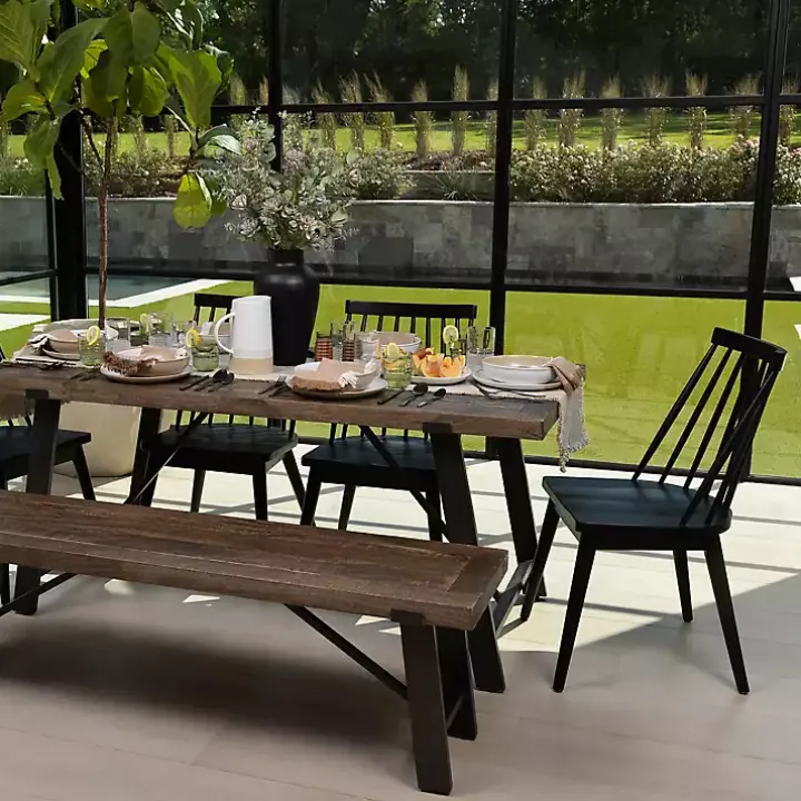 Black Windsor Dining Chair