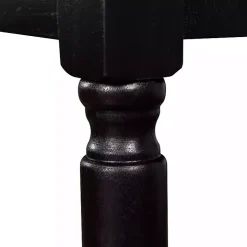 Black Wood 2-Drawer Barrett Console Table