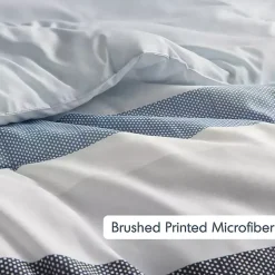 Blake Blue Stripe 2-pc. Twin/Twin XL Comforter Set
