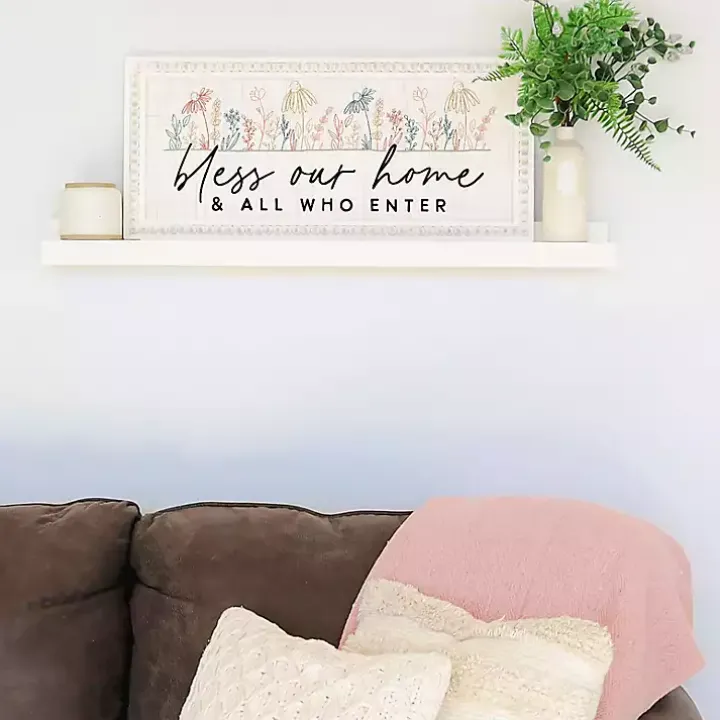 Bless Our Home Wall Plaque