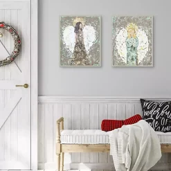 Blessed Angels Framed Art Prints, Set of 2