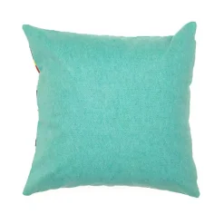 Blue & Red Lamontage Stripe Outdoor Lumbar Pillow