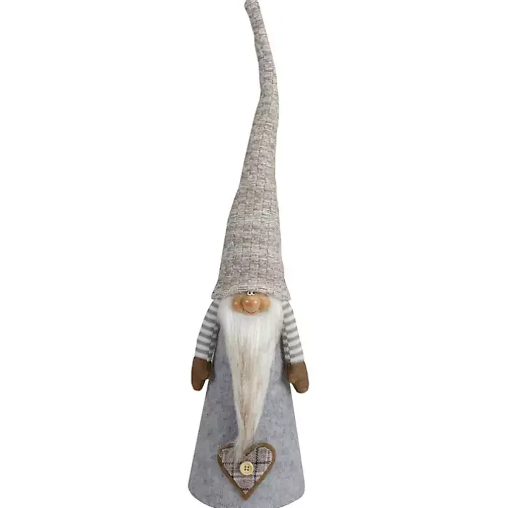 Blue and Gray Gnome Figurine