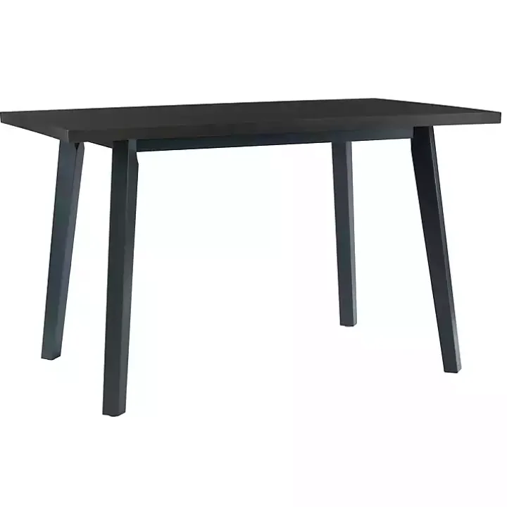 Blue and Gray Wood Aliza Counter Height Table