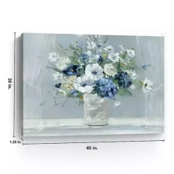 Blue Be Happy Giclee Canvas Art Print