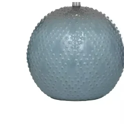 Blue Beaded Globe Table Lamp