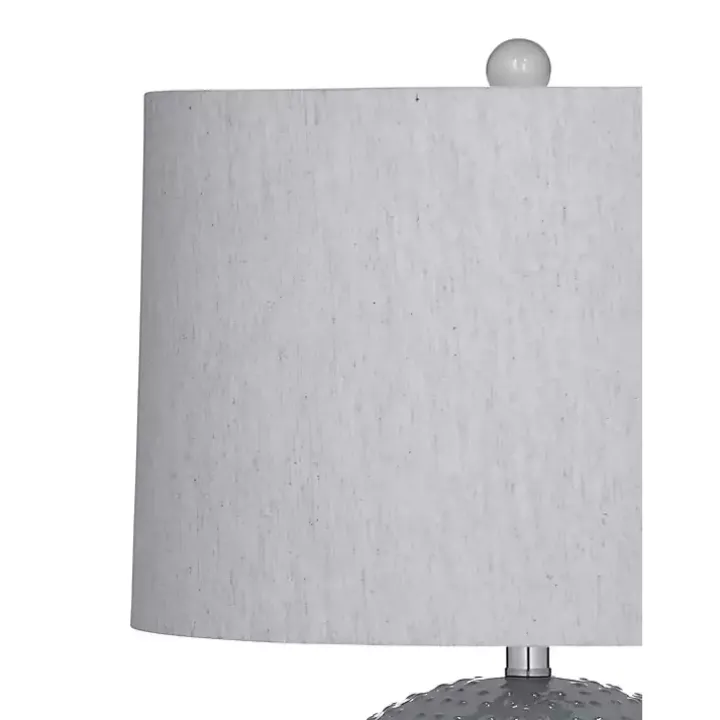 Blue Beaded Globe Table Lamp