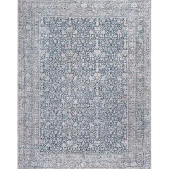Blue Boho Lorelai Washable Area Rug, 7x10