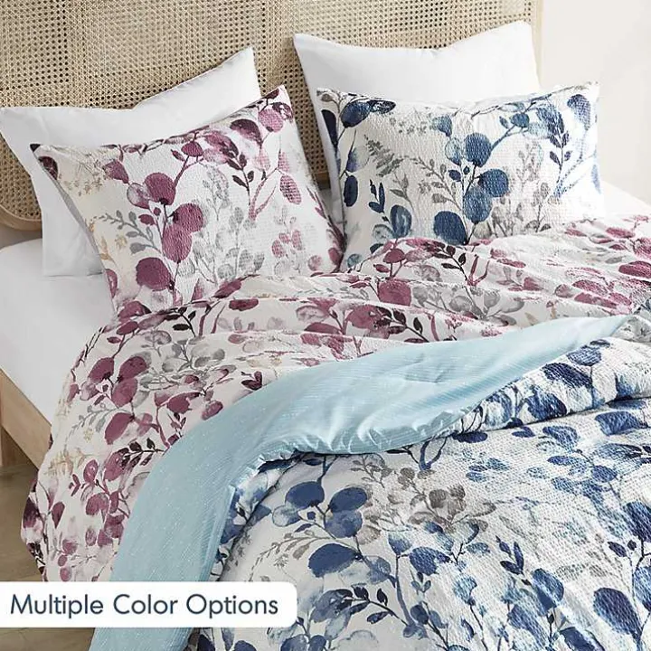 Blue Botanical 3-pc. Full/Queen Comforter Set