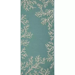 Blue Coral Indoor/Outdoor Runner, 1x4
