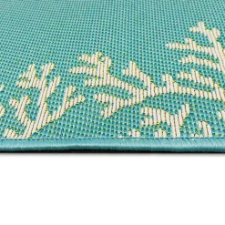 Blue Coral Indoor/Outdoor Runner, 1x4