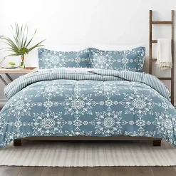 Blue Daisy Medallion Queen 3-pc. Comforter Set